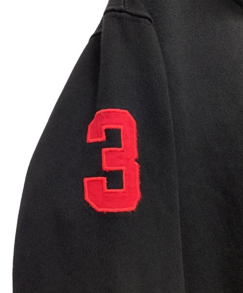 POLO RALPH LAUREN（ポロ・ラルフローレン）POLO RALPH LAUREN (ポロ・ラルフローレン) プルオーバーパーカー ブラック サイズ:XXLの古着・服飾アイテム