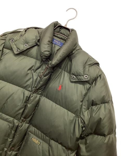 POLO RALPH LAUREN（ポロ・ラルフローレン）POLO RALPH LAUREN (ポロ・ラルフローレン) ダウンジャケット オリーブ サイズ:Ｍサイズの古着・服飾アイテム