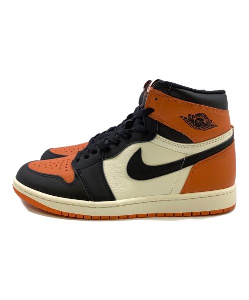 NIKE（ナイキ）NIKE (ナイキ) Air Jordan 1 Retro High OG オレンジ×ブラック サイズ:26.5cm 未使用品の古着・服飾アイテム