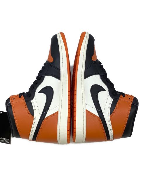 NIKE（ナイキ）NIKE (ナイキ) Air Jordan 1 Retro High OG オレンジ×ブラック サイズ:26.5cm 未使用品の古着・服飾アイテム