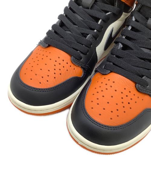 NIKE（ナイキ）NIKE (ナイキ) Air Jordan 1 Retro High OG オレンジ×ブラック サイズ:26.5cm 未使用品の古着・服飾アイテム