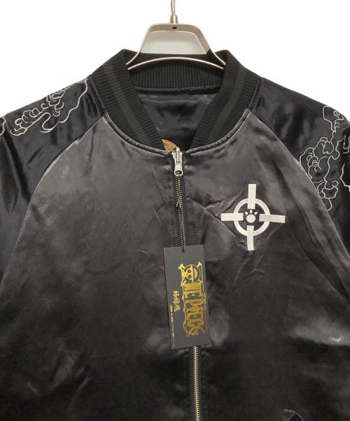 ONE PIECE（ワンピース）ONE PIECE (ワンピース) 絡繰魂 (カラクリダマシイ) スカジャン ブラック サイズ:L 未使用品の古着・服飾アイテム