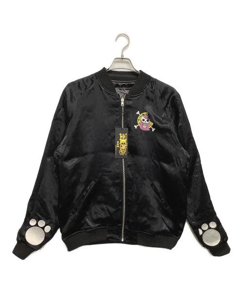 ONE PIECE（ワンピース）ONE PIECE (ワンピース) 絡繰魂 (カラクリダマシイ) スカジャン ブラック サイズ:L 未使用品の古着・服飾アイテム