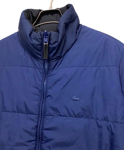LACOSTE（ラコステ）LACOSTE (ラコステ) リバーシブルダウンジャケット ネイビー×ブラック サイズ:46の古着・服飾アイテム