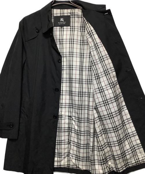 BURBERRY BLACK LABEL（バーバリーブラックレーベル）BURBERRY BLACK LABEL (バーバリーブラックレーベル) ステンカラーコート ブラック サイズ:Lの古着・服飾アイテム