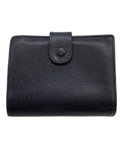 CHANEL（シャネル）CHANEL (シャネル) 2つ折り財布 ブラックの古着・服飾アイテム