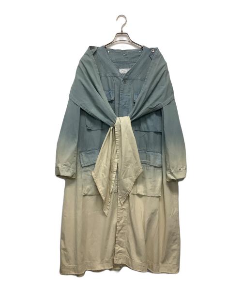 tac:tac（タクタク）tac:tac (タクタク) デニムグラデーションコート インディゴ サイズ:Mの古着・服飾アイテム