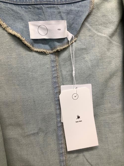 tac:tac（タクタク）tac:tac (タクタク) デニムグラデーションコート インディゴ サイズ:Mの古着・服飾アイテム