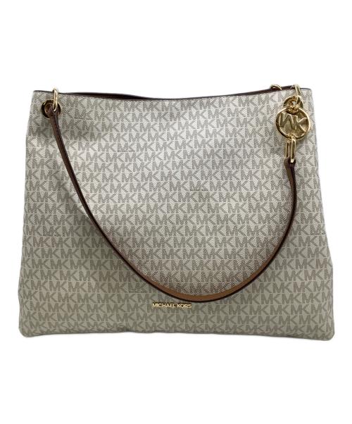 MICHAEL KORS（マイケル・コース）MICHAEL KORS (マイケル・コース) ショルダーバッグ ベージュの古着・服飾アイテム