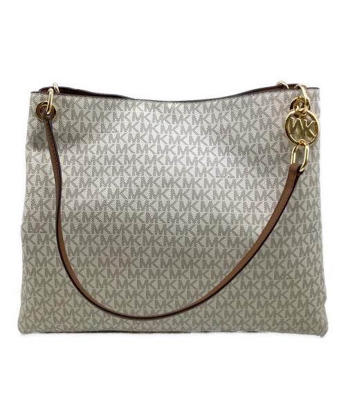 MICHAEL KORS（マイケル・コース）MICHAEL KORS (マイケル・コース) ショルダーバッグ ベージュの古着・服飾アイテム