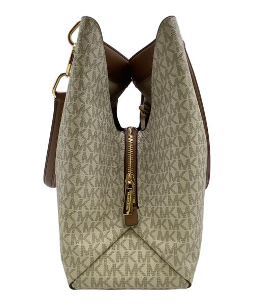 MICHAEL KORS（マイケル・コース）MICHAEL KORS (マイケル・コース) ショルダーバッグ ベージュの古着・服飾アイテム