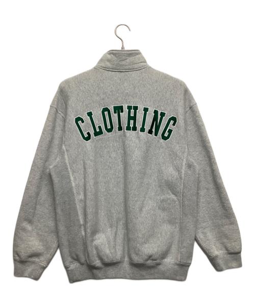 Champion（チャンピオン）Champion (チャンピオン) ハーフジップスウェット グレー サイズ:Mの古着・服飾アイテム