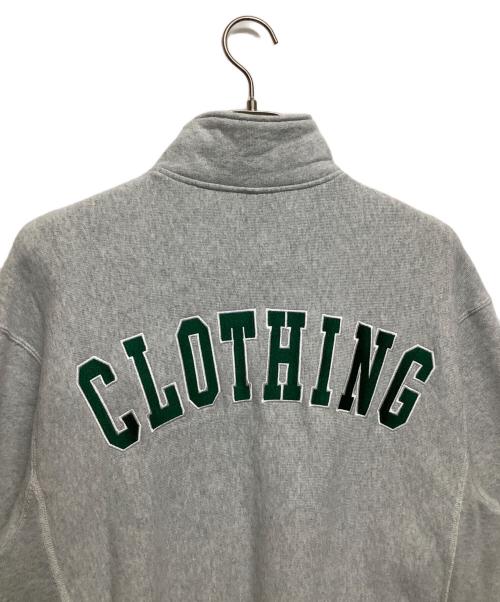 Champion（チャンピオン）Champion (チャンピオン) ハーフジップスウェット グレー サイズ:Mの古着・服飾アイテム