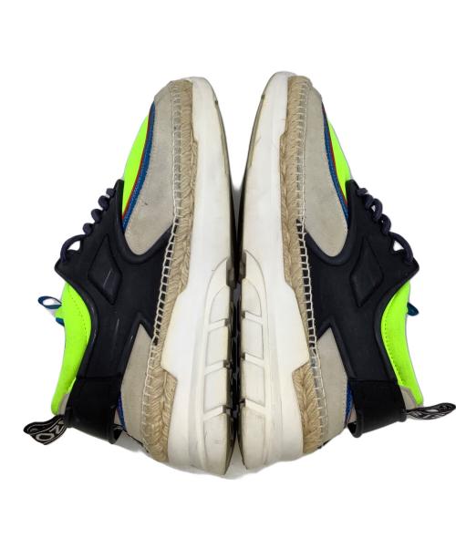 KENZO（ケンゾー）KENZO (ケンゾー) スニーカー ベージュ×グリーン サイズ:42の古着・服飾アイテム