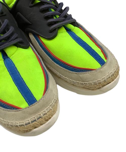 KENZO（ケンゾー）KENZO (ケンゾー) スニーカー ベージュ×グリーン サイズ:42の古着・服飾アイテム