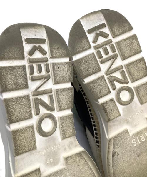 KENZO（ケンゾー）KENZO (ケンゾー) スニーカー ベージュ×グリーン サイズ:42の古着・服飾アイテム