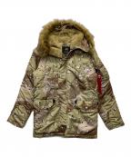 AVIREXアヴィレックス）の古着「ミリタリーコート」｜グリーン