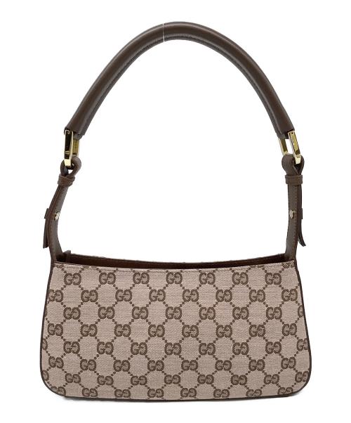 GUCCI（グッチ）GUCCI (グッチ) ハンドバッグ ブラウンの古着・服飾アイテム