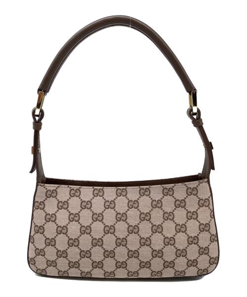 GUCCI（グッチ）GUCCI (グッチ) ハンドバッグ ブラウンの古着・服飾アイテム