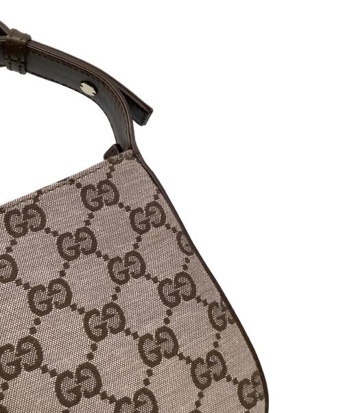 GUCCI（グッチ）GUCCI (グッチ) ハンドバッグ ブラウンの古着・服飾アイテム