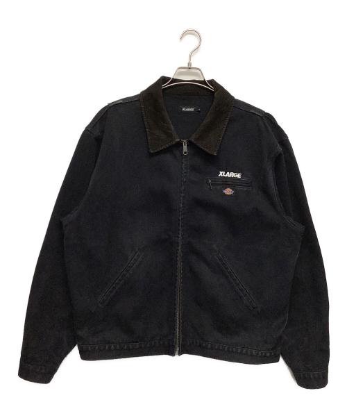 X-LARGE（エクストララージ）X-LARGE (エクストララージ) Dickies (ディッキーズ) ワークジャケット ブラック サイズ:Lの古着・服飾アイテム