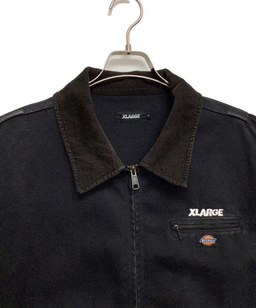 X-LARGE（エクストララージ）X-LARGE (エクストララージ) Dickies (ディッキーズ) ワークジャケット ブラック サイズ:Lの古着・服飾アイテム
