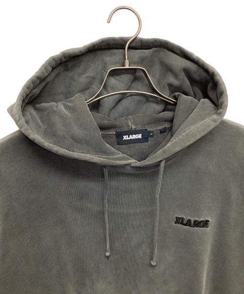 X-LARGE（エクストララージ）X-LARGE (エクストララージ) ロゴパーカー グレー サイズ:Lの古着・服飾アイテム