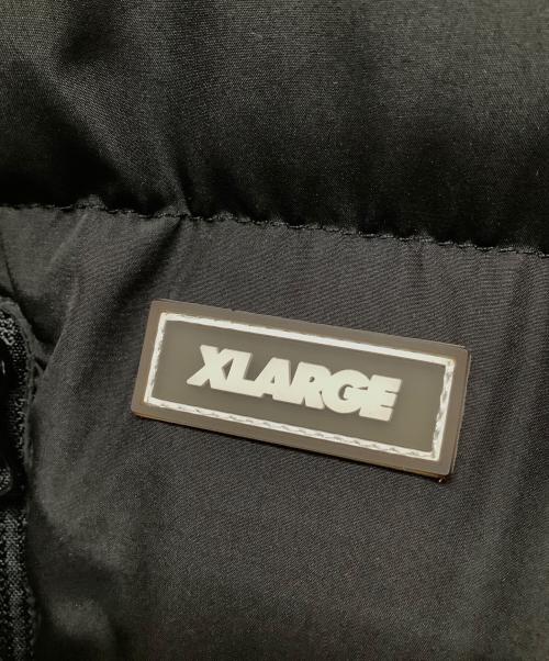 X-LARGE（エクストララージ）X-LARGE (エクストララージ) リバーシブルダウンジャケット ブラック×グリーン サイズ:Mの古着・服飾アイテム