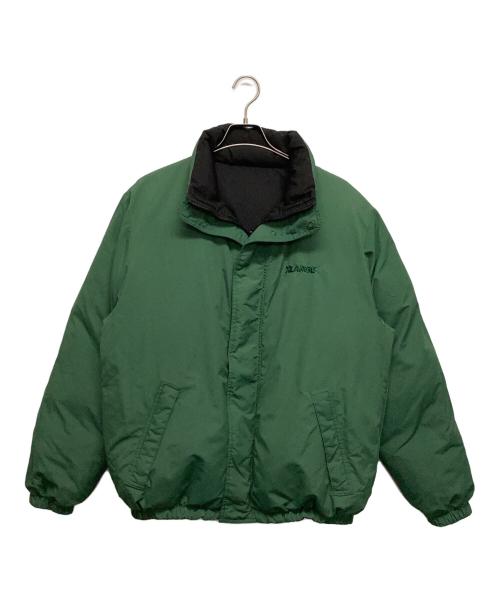 X-LARGE（エクストララージ）X-LARGE (エクストララージ) リバーシブルダウンジャケット ブラック×グリーン サイズ:Mの古着・服飾アイテム