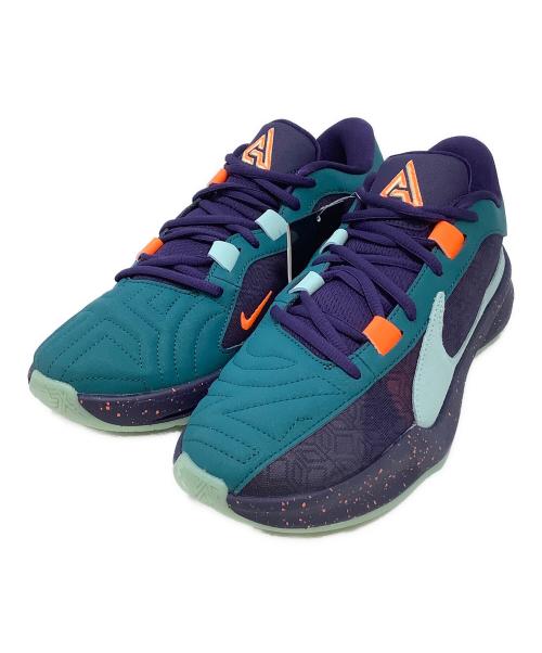 NIKE（ナイキ）NIKE (ナイキ) ZOOM FREAK 5 EP グリーン×ネイビー サイズ:25.5cm 未使用品の古着・服飾アイテム
