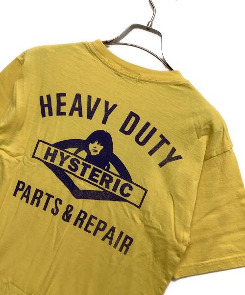 Hysteric Glamour（ヒステリックグラマー）Hysteric Glamour (ヒステリックグラマー) ポケットTシャツ イエロー サイズ:XSサイズの古着・服飾アイテム