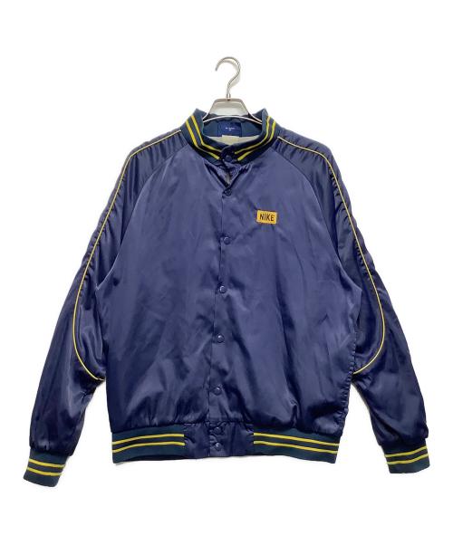 NIKE（ナイキ）NIKE (ナイキ) 80'sナイロンスタジャン ネイビー×イエロー サイズ:Lの古着・服飾アイテム