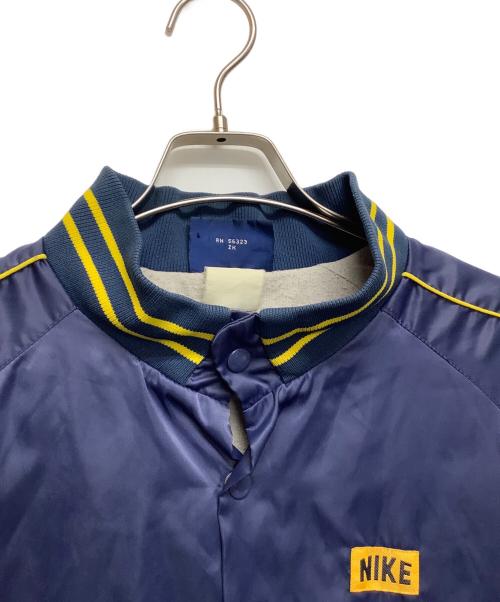NIKE（ナイキ）NIKE (ナイキ) 80'sナイロンスタジャン ネイビー×イエロー サイズ:Lの古着・服飾アイテム