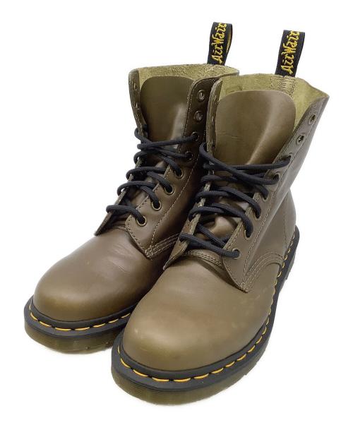 Dr.Martens（ドクターマーチン）Dr.Martens (ドクターマーチン) 8ホールブーツ オリーブ サイズ:UK6の古着・服飾アイテム