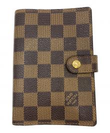 LOUIS VUITTON（ルイ ヴィトン）の古着「手帳カバー　LOUIS VUITTON」｜ブラウン
