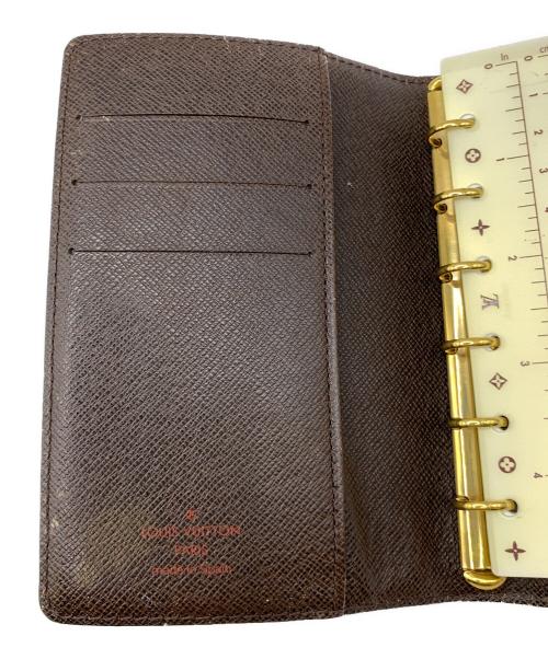LOUIS VUITTON（ルイ ヴィトン）LOUIS VUITTON (ルイ ヴィトン) 手帳カバー　LOUIS VUITTON ブラウンの古着・服飾アイテム