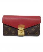 LOUIS VUITTONルイ ヴィトン）の古着「ポルトフォイユ パラス」｜ブラウン×レッド