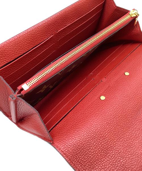 LOUIS VUITTON（ルイ ヴィトン）LOUIS VUITTON (ルイ ヴィトン) ポルトフォイユ パラス ブラウン×レッドの古着・服飾アイテム