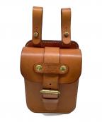 Herzヘルツ）の古着「レザーベルトバッグHerz」｜キャメル