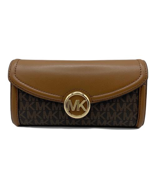 MICHAEL KORS（マイケル・コース）MICHAEL KORS (マイケル・コース) 長財布　	MICHAEL KORS ブラウンの古着・服飾アイテム