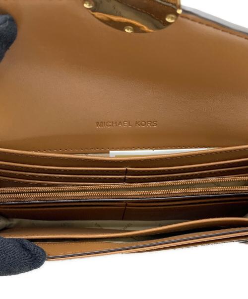 MICHAEL KORS（マイケル・コース）MICHAEL KORS (マイケル・コース) 長財布　	MICHAEL KORS ブラウンの古着・服飾アイテム