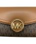 中古・古着 MICHAEL KORS (マイケル・コース) 長財布　	MICHAEL KORS ブラウン：7000円