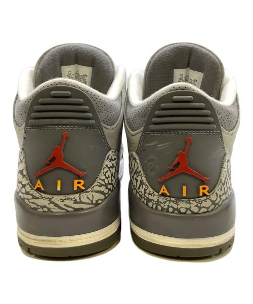 NIKE（ナイキ）NIKE (ナイキ) AIR JORDAN 3 RETRO グレー サイズ:28cmの古着・服飾アイテム