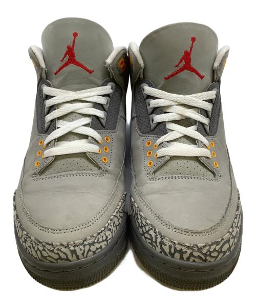 NIKE（ナイキ）NIKE (ナイキ) AIR JORDAN 3 RETRO グレー サイズ:28cmの古着・服飾アイテム