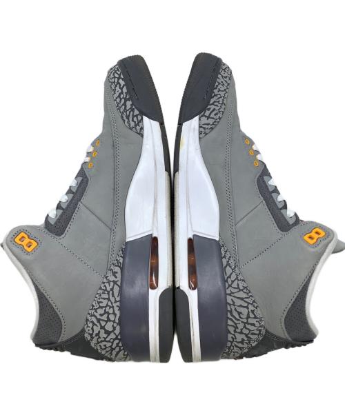NIKE（ナイキ）NIKE (ナイキ) AIR JORDAN 3 RETRO グレー サイズ:28cmの古着・服飾アイテム