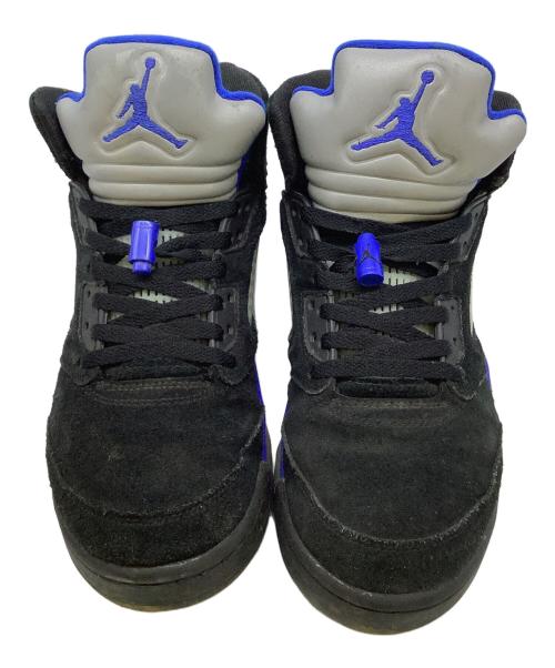 NIKE（ナイキ）NIKE (ナイキ) AIR JORDAN 5 RETRO ブラック×ブルー サイズ:27.5cmの古着・服飾アイテム