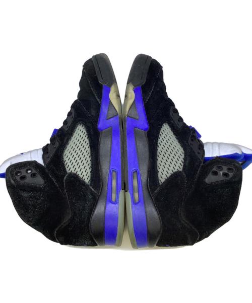 NIKE（ナイキ）NIKE (ナイキ) AIR JORDAN 5 RETRO ブラック×ブルー サイズ:27.5cmの古着・服飾アイテム