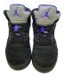 中古・古着 NIKE (ナイキ) AIR JORDAN 5 RETRO ブラック×ブルー サイズ:27.5cm：11000円