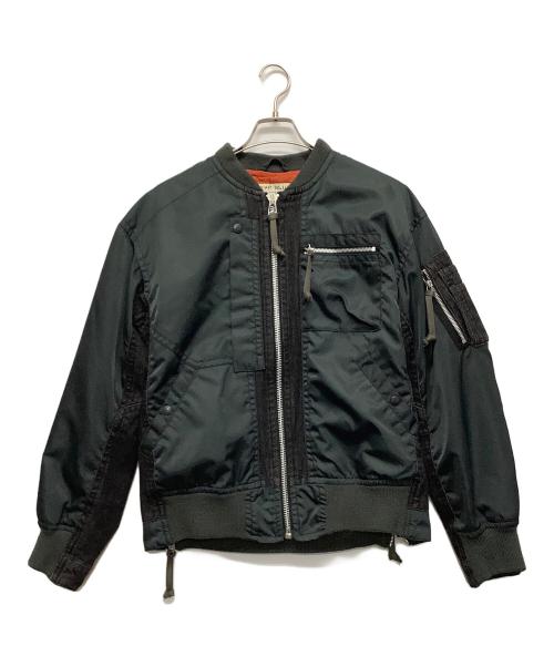 AVIREX（アヴィレックス）AVIREX (アヴィレックス) コンビネーションMA-1ジャケット グリーン サイズ:Ｍの古着・服飾アイテム