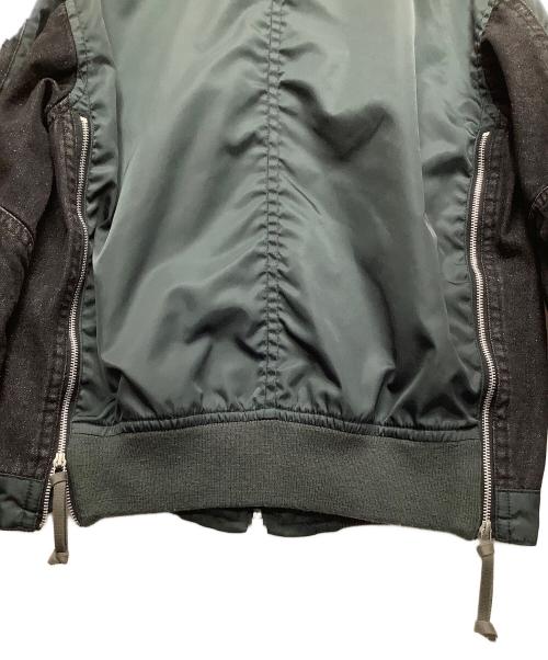 AVIREX（アヴィレックス）AVIREX (アヴィレックス) コンビネーションMA-1ジャケット グリーン サイズ:Ｍの古着・服飾アイテム